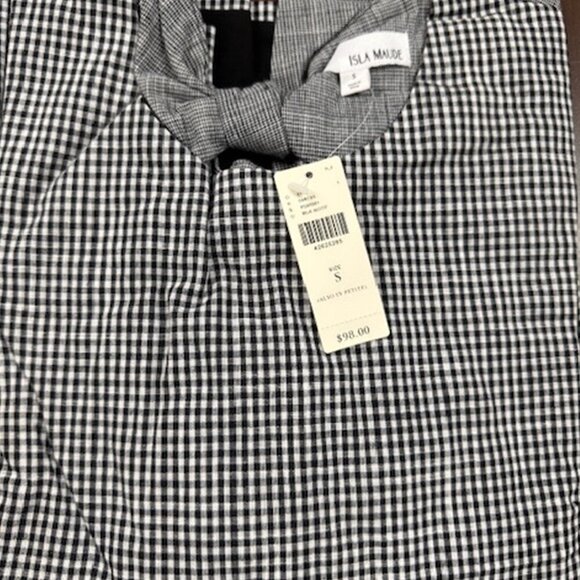 NWT Anthropologie Fluttered Bow-Back Blouse by ISLA MAUDE - Picture 5 of 10